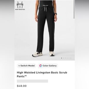 Figs High Waisted Livingston Basic Scrub
Pants